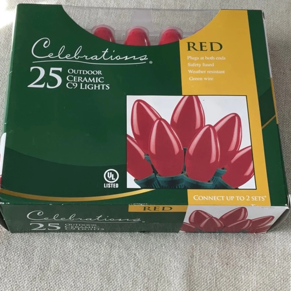 Celebrations Outdoor Ceramic C9 Lights